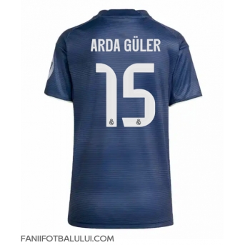 Real Madrid Arda Guler #15 Tricou Fotbal Replică 2025-26 Femei Deplasare